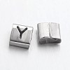 201 Stainless Steel Slide Charms STAS-L133-01-2