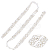CHGCRAFT Imitation Pearl Bridal Belt for Wedding Dress AJEW-CA0002-04-6