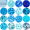 PandaHall Elite 900Pcs 15 Style Glass Round Beads DIY-PH0020-95-4