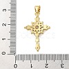 Brass Micro Pave Cubic Zirconia Pendants KK-A212-02B-G-3