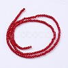 Imitation Jade Glass Beads Strands GLAA-G045-A12-2