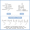 HOBBIESAY Iron Chain Extender IFIN-HY0001-04P-2