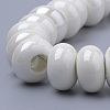 Handmade Porcelain Beads X-PORC-Q219-15x9-F26-3