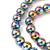 Non-magnetic Synthetic Hematite Beads Strands X-G-S096-10mm-5-4