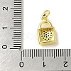 Brass Micro Pave Cubic Zirconia Charms KK-M283-28A-01-3