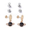 Stainless Steel Stud Earring Sets EJEW-JE03343-2