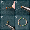 CREATCABIN 150Pcs 3 Style Brass Crimp Beads Covers KK-CN0001-11-4