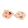 Animal Polyester Knitted Appliques DIY-WH0399-42B-2