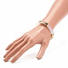 Acrylic Curved Tube Chunky Stretch Bracelet for Women BJEW-JB08123-3