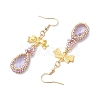 Alloy Glass Earrings EJEW-MZ00313-02-4