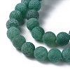 Natural Crackle Agate Beads Strands G-G055-8mm-4-3