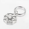 Alloy Rose Quartz Keychain KEYC-JKC00143-01-1