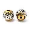 Rack Plating Tibetan Style Alloy Beads FIND-B023-04-3