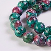 Synthetic Ruby in Zoisite Beads Strands G-K254-05-8mm-3
