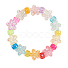 80pcs 8 Colors Transparent Acrylic Beads TACR-CJ0001-25-8