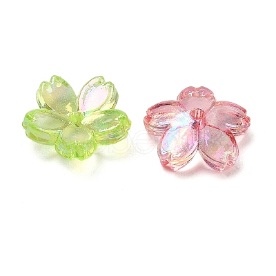 Transparent ABS Plastic Beads Cap FIND-B043-01-1