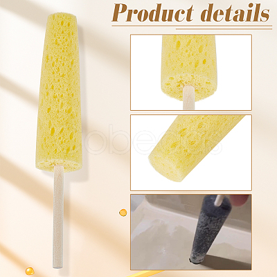 BENECREAT 2Pcs 2 Colors Sponge Clay Sculpture Tool AJEW-BC0007-21-1