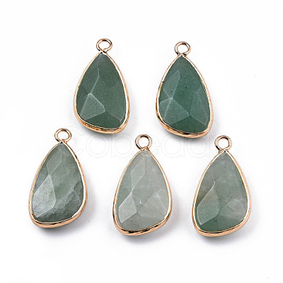 Natural Green Aventurine Pendants G-N326-136-02-1