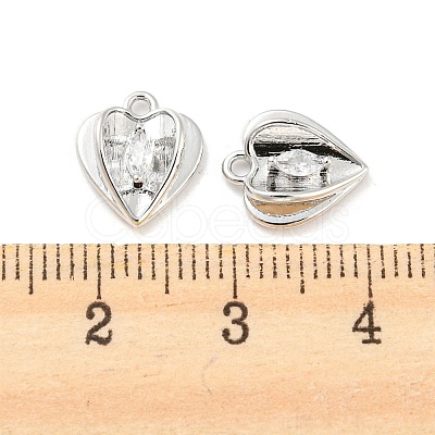 Clear Glass Charms KK-E090-25P-1