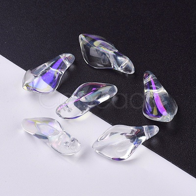 Transparent Glass Pendants GLAA-L027-A01-1