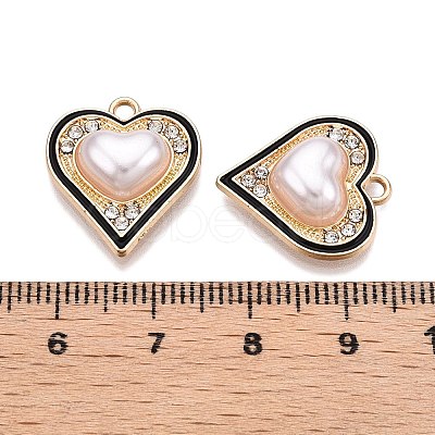 Rack Plating Alloy Rhinestone Pendants FIND-N005-19A-1