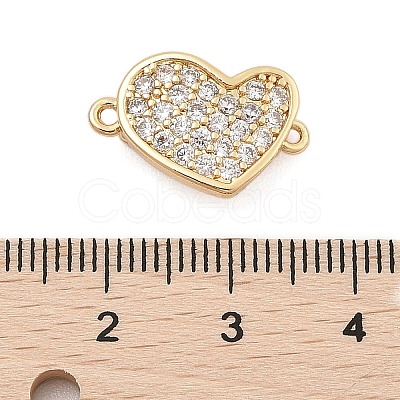 Brass Micro Pave Clear Cubic Zirconia Box Clasps KK-C075-14G-1