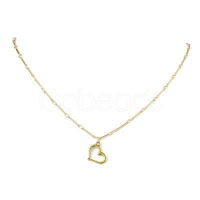 Brass Bar Necklsces NJEW-JN04835-1