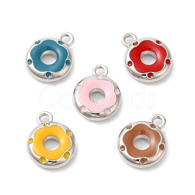 Alloy Enamel Charms ENAM-D050-11P-1