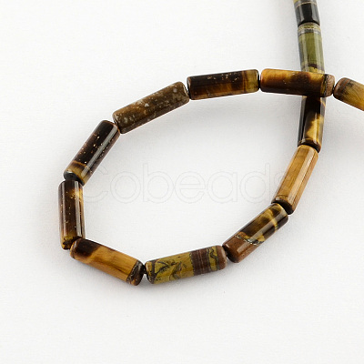 Natural Tiger Eye Stone Beads Strands G-R181-14-1