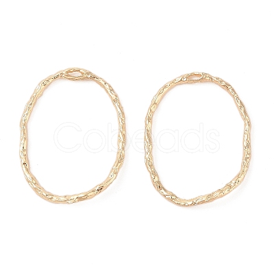 Brass Open Back Bezel Pendants KK-N256-01D-G-1