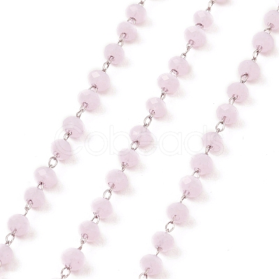 Glass Round Beaded Chain CHS-B003-01A-1