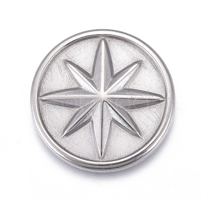 Tarnish Resistant 304 Stainless Steel Cabochons STAS-P245-10P-01-1