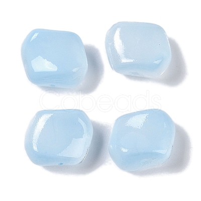 Baking Paint Glass Beads GLAA-S202-12F-1