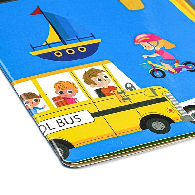 Plastic Reusable Stickers Book for Kids STIC-P013-10A-1