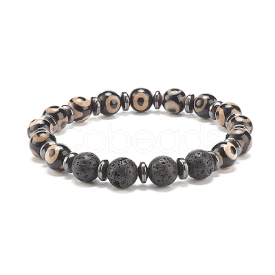 Mala Bead Bracelet BJEW-JB08018-03-1