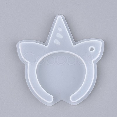 Unicorn Keychain Silicone Molds DIY-I036-25-1