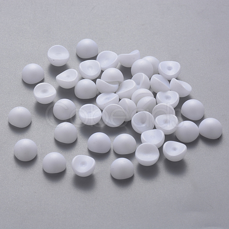 ABS Plastic Imitation Pearl Cabochons MRMJ-Q092-6mm-B01-1