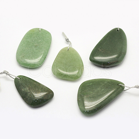 Natural Mixed Stone Pendants G-G694-B-11-1