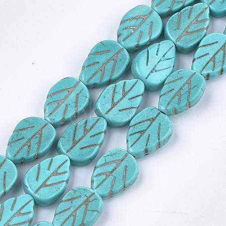 Synthetic Turquoise Beads Strands TURQ-T003-15C-1