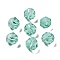 Glass K9 Glass, Imitation Austrian Crystal Beads, Faceted, Round, Medium Aquamarine, 8mm, Hole: 1mm