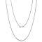 925 Sterling Silver Thin Dainty Link Chain Necklace for Women Men, Silver, 31.50 inch(80cm)