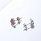 Non-Tarnish Stainless Steel Heart Stud Earrings for Women