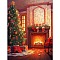 Wooden Puzzles, Children Intelligence Toys, Christmas Theme, House, 380x280mm