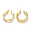 Brass Hoop Earrings EJEW-H104-14G-2