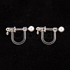 304 Stainless Steel Clip-on Earring Findings X-STAS-G247-02P-1
