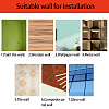 CREATCABIN Acrylic Mirror Wall Stickers Decal DIY-CN0001-13A-Y-6