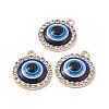 Alloy Crystal Rhinestone Pendants FIND-C019-01KCG-4