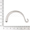 Non-Tarnish 304 Stainless Steel Hook and S-Hook Clasps STAS-U006-01A-P-3