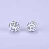 Printed Round Silicone Focal Beads SI-JX0056A-89-1