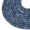 Frosted Natural Blue Aventurine Beads Strands G-K389-C11-01-3